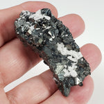  Tetrahedrite, Pyrite and Calcite Crystal Cluster | 43.8 Grams | Lima, Peru 5