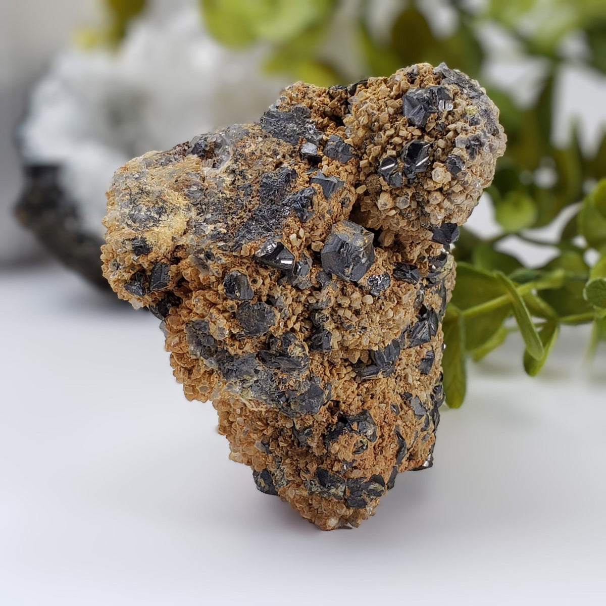  Tetrahedrite, Sphalerite, Calcite and Siderite | Terminated Crystal Cluster | 670 Grams | Huaron Mine, Peru 1