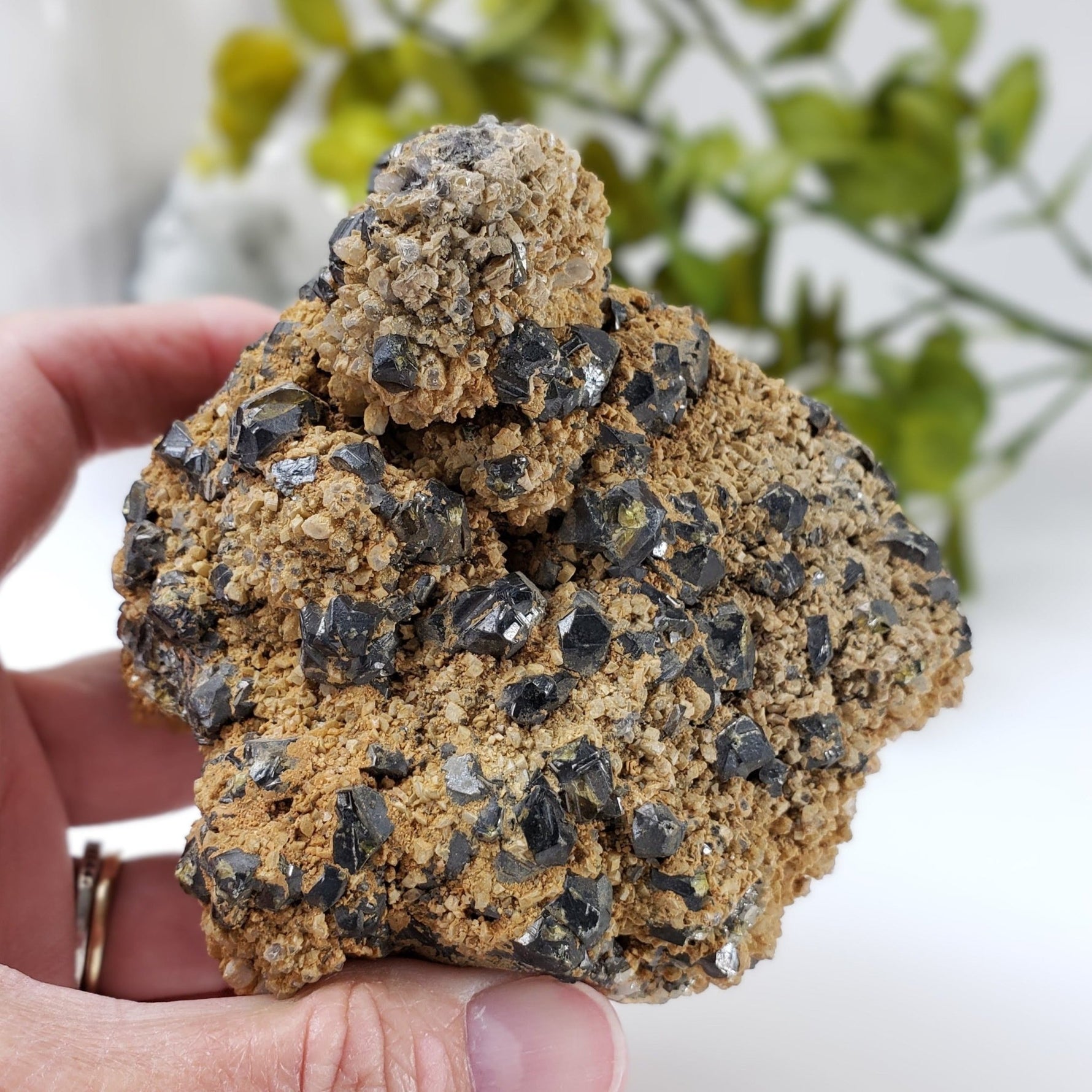  Tetrahedrite, Sphalerite, Calcite and Siderite | Terminated Crystal Cluster | 670 Grams | Huaron Mine, Peru 7