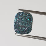  Titanium Druzy | Octagon Tablet | Rainbow Druzy | 12x10mm 3.4ct 2