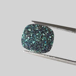  Titanium Druzy | Octagon Tablet | Rainbow Druzy | 12x10mm 3.7ct 6