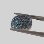  Titanium Druzy | Octagon Tablet | Rainbow Druzy | 12x10mm 3