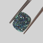  Titanium Druzy | Octagon Tablet | Rainbow Druzy | 12x10mm 4