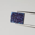  Titanium Druzy | Rectangular Tablet | Mystic Rainbow Druzy | 10.1x8mm 3
