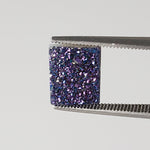  Titanium Druzy | Rectangular Tablet | Mystic Rainbow Druzy | 10.1x8mm 6