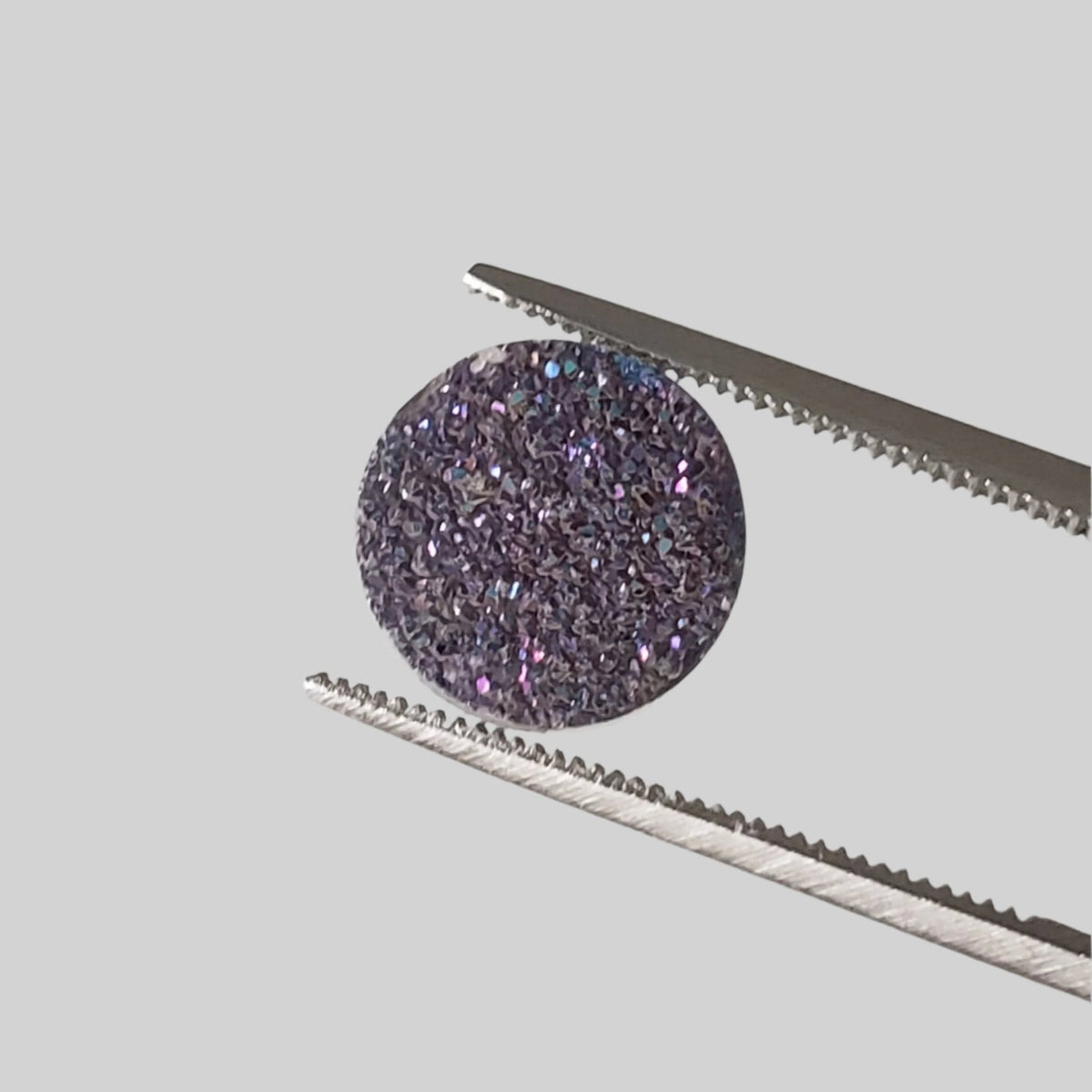  Titanium Druzy | Round Tablet | Mystic Rainbow Druzy | 10mm 3