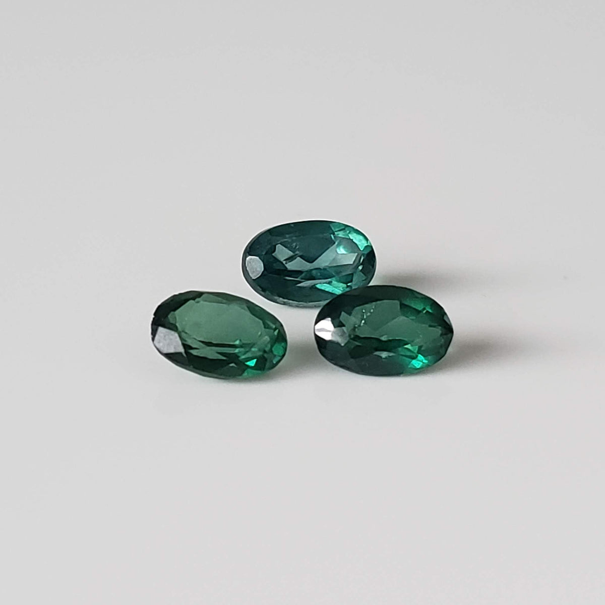  Topaz | 10 Piece Gemstone Lot | Oval Cut | Emerald Green | 5.5tcw 3
