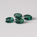  Topaz | 10 Piece Gemstone Lot | Oval Cut | Emerald Green | 5.5tcw 5