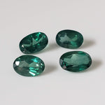  Topaz | 12 Piece Lot | Oval Cut | Emerald Green | 5.8-6.0x3.8-4.0mm 4