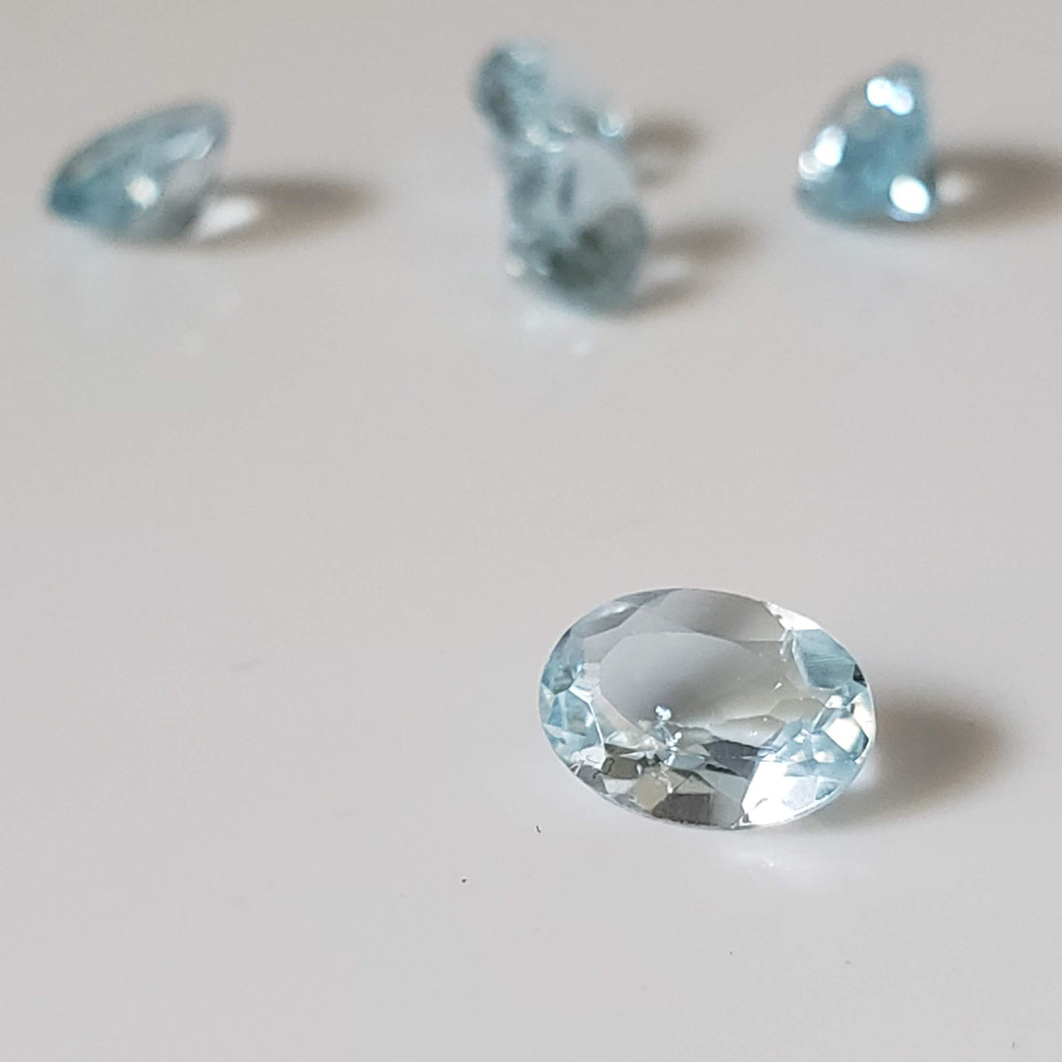 Topaz | 5 Piece Gemstone Lot | Oval Cut | Sky Blue | 8x6mm, 7.3 tcw 5