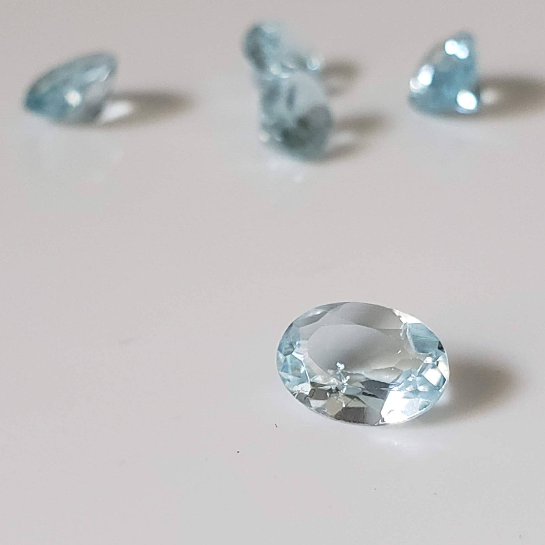 Topaz | 5 Piece Gemstone Lot | Oval Cut | Sky Blue | 8x6mm, 7.3 tcw 5