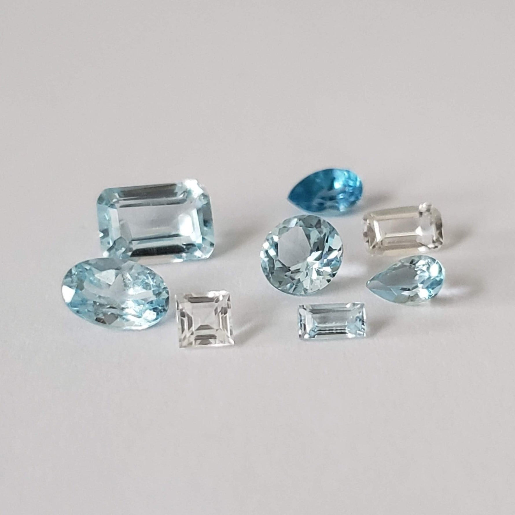  Topaz | 8 Piece Topaz Lot | Mixed Shape and Size | 3.6tcw 2