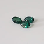  Topaz | 9 Piece Lot | Oval Cut | Emerald Green | 5.8-6.0x3.8-4.0mm 4