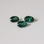  Topaz | 9 Piece Lot | Oval Cut | Emerald Green | 5.8-6.0x3.8-4.0mm 5