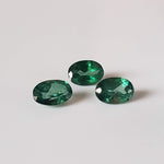  Topaz | 9 Piece Lot | Oval Cut | Emerald Green | 5.8-6.0x3.8-4.0mm 3