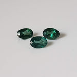  Topaz | 9 Piece Lot | Oval Cut | Emerald Green | 5.8-6.0x3.8-4.0mm 5