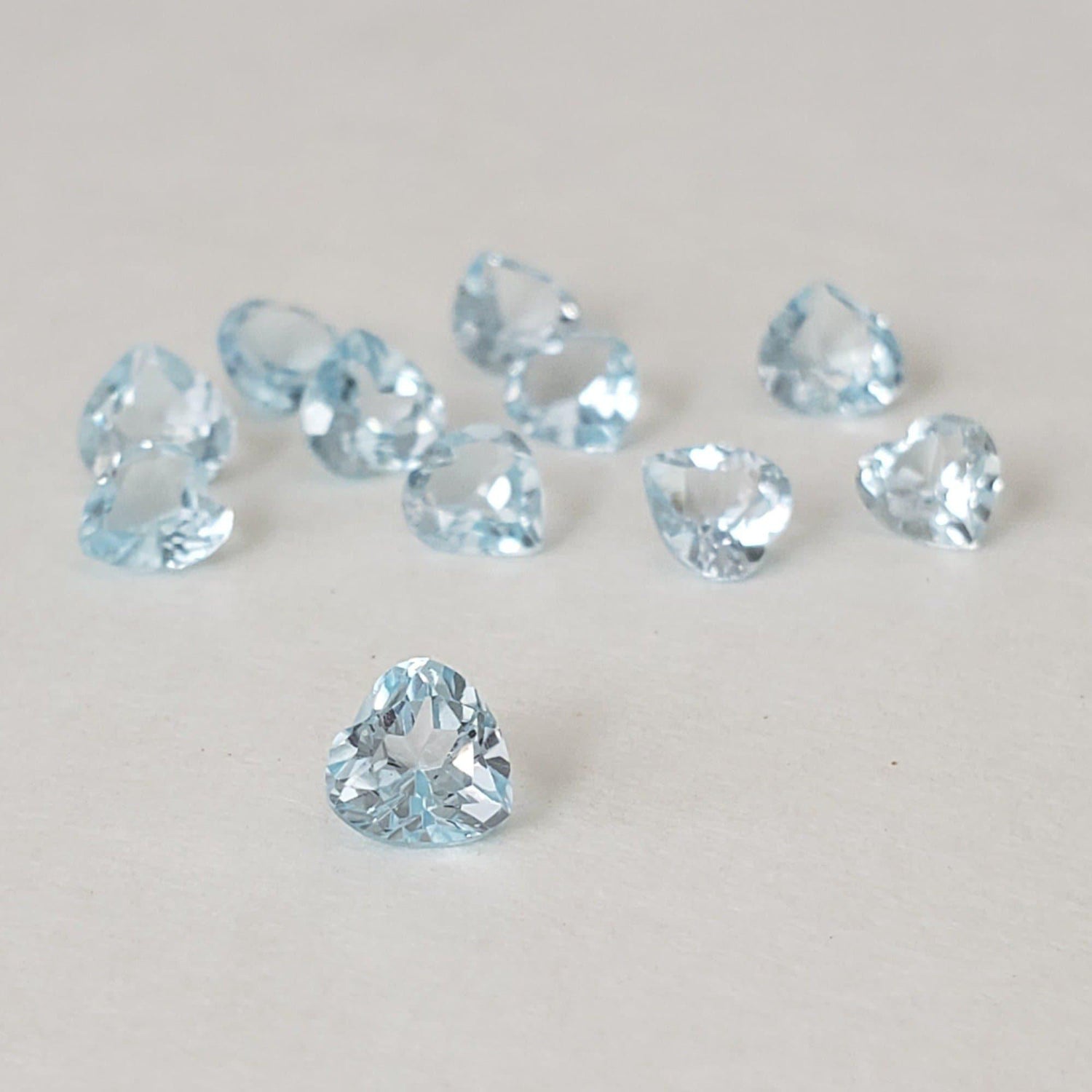  Topaz | Heart Shape Cut | Light Sky Blue | 4.7mm 