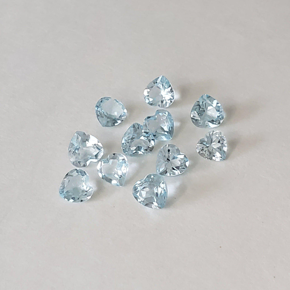  Topaz | Heart Shape Cut | Light Sky Blue | 4.7mm 3