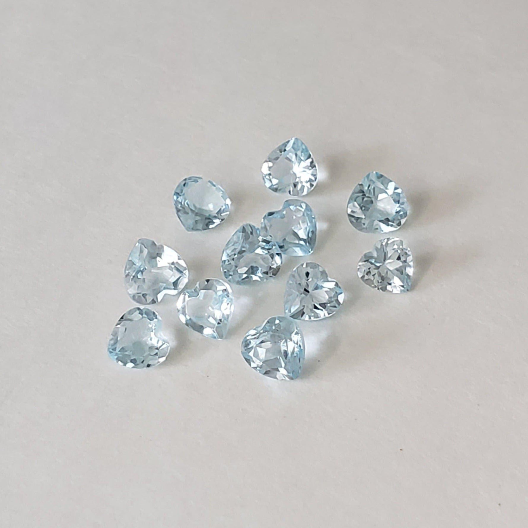  Topaz | Heart Shape Cut | Light Sky Blue | 4.7mm 3