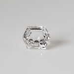  Topaz | Modified Hexagon Cut | White | 13x11mm 
