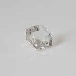  Topaz | Modified Hexagon Cut | White | 13x11mm 1