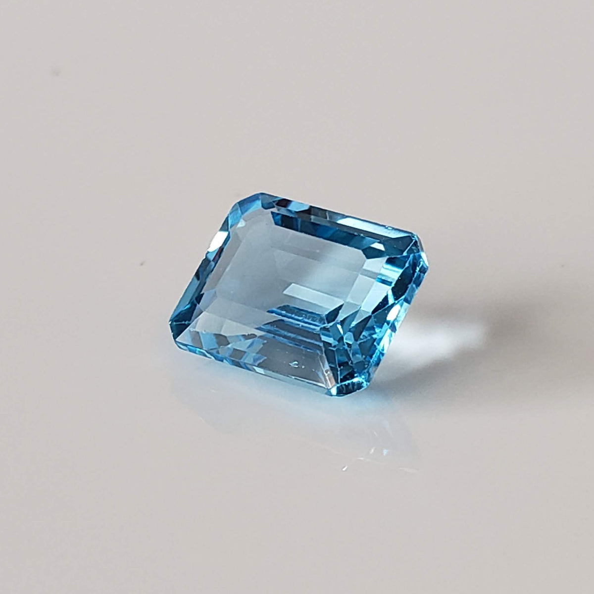  Topaz | Octagon Cut | Swiss Blue | 10x8mm 4.05ct 4