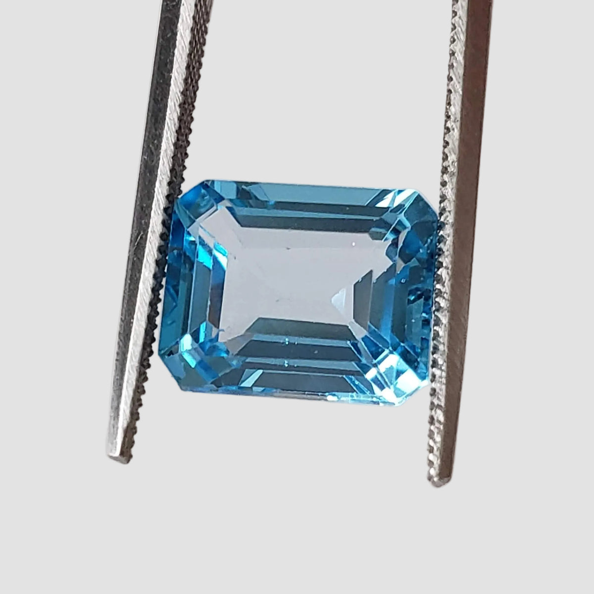  Topaz | Octagon Cut | Swiss Blue | 10x8mm 4.05ct 1