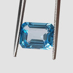  Topaz | Octagon Cut | Swiss Blue | 10x8mm 4.05ct 1