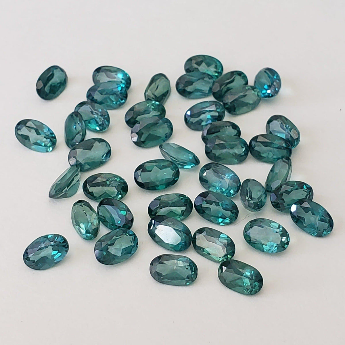  Topaz | Oval Cut | Teal Green | 6x4mm 2