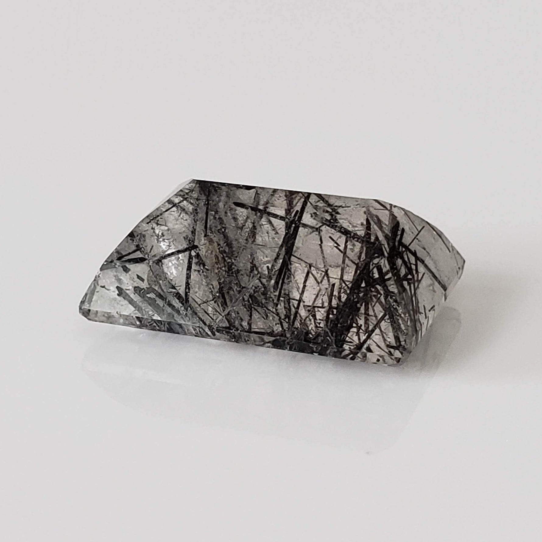  Tourmalinated Quartz | Baguette Cut | 20.3x14.7mm 20.7ct | Brazil 7