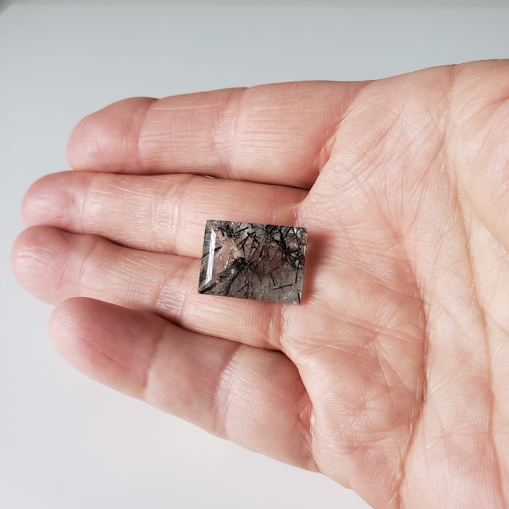  Tourmalinated Quartz | Baguette Cut | 20.3x14.7mm 20.7ct | Brazil 8