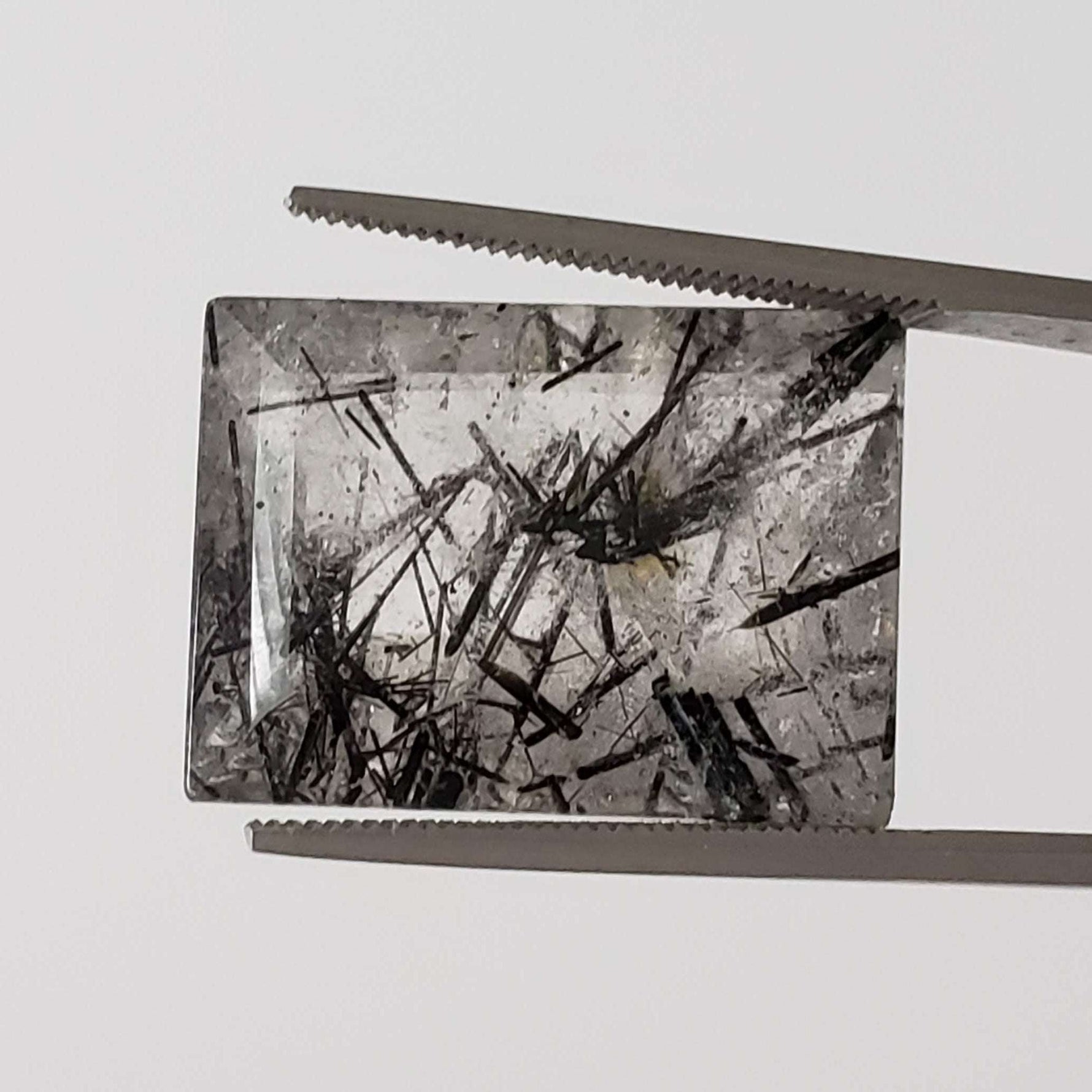  Tourmalinated Quartz | Baguette Cut | 20.3x14.7mm 20.7ct | Brazil 1