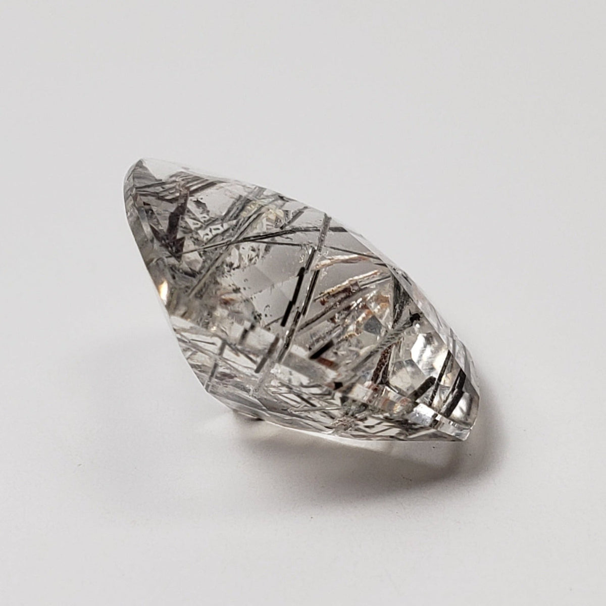  Tourmalinated Quartz | Cushion Cut | 16.8mm 14.5ct | Brazil 3