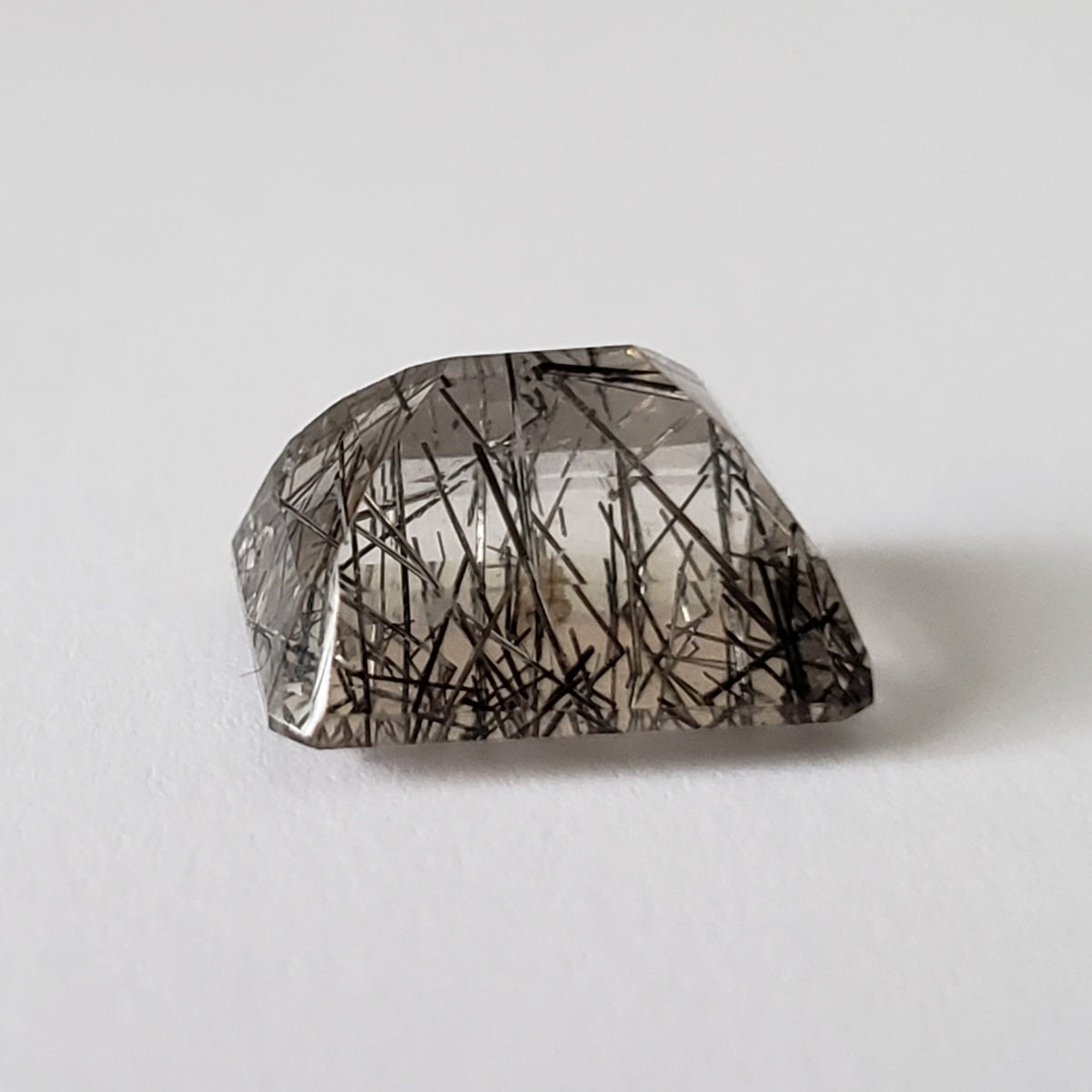  Tourmalinated Quartz | Octagon Cut | 11.7x9.4mm 5.8ct | Brazil | SO24 2