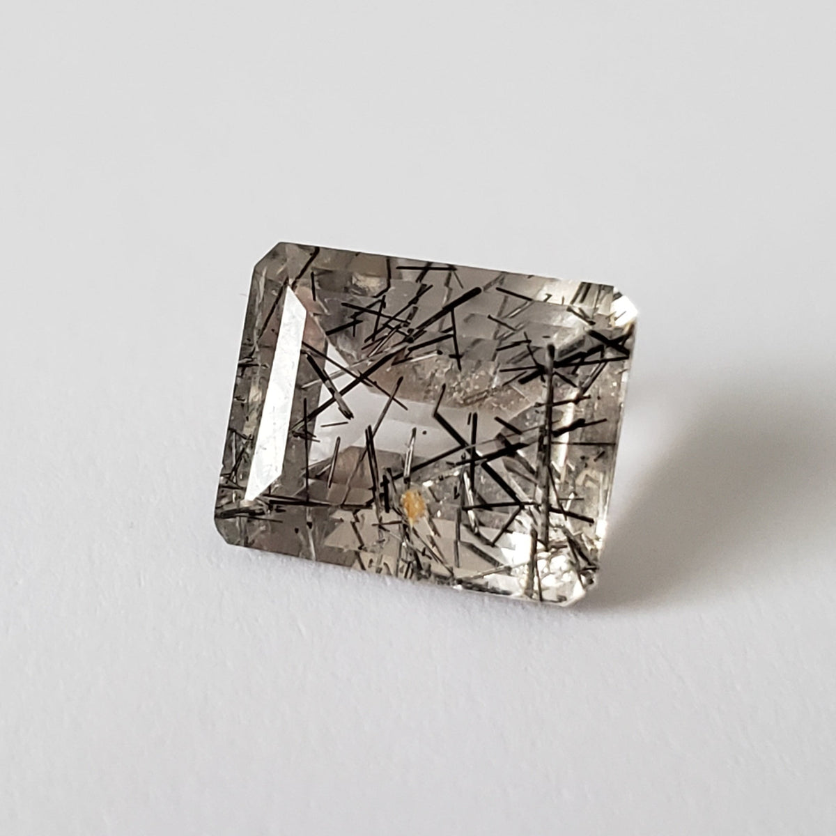  Tourmalinated Quartz | Octagon Cut | 11.7x9.4mm 5.8ct | Brazil | SO24 1
