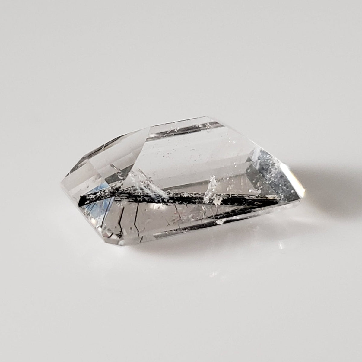  Tourmalinated Quartz | Octagon Cut | 15x11mm 7.9ct | Brazil 2