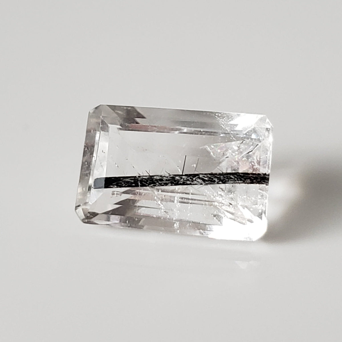  Tourmalinated Quartz | Octagon Cut | 15x11mm 7.9ct | Brazil 6