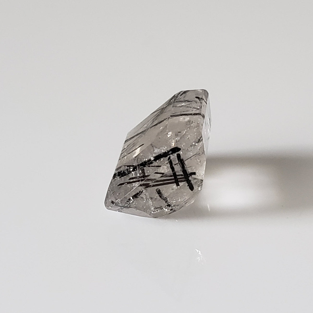  Tourmalinated Quartz | Octagon Cut | 16.8x12.6mm 13.5ct | Brazil 5