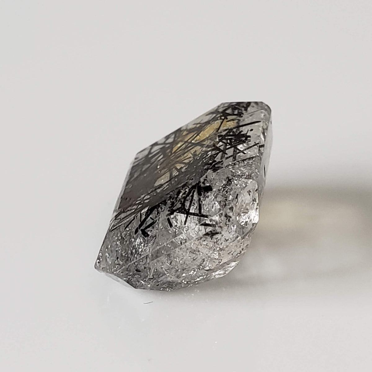  Tourmalinated Quartz | Octagon Cut | 17x13mm 13.3ct | Brazil 3