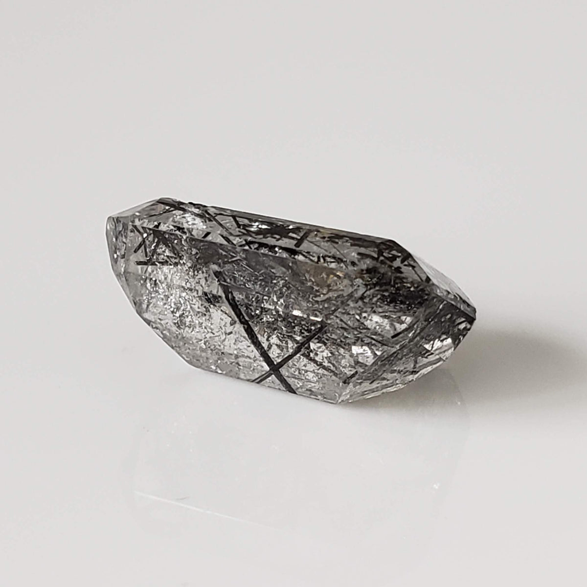  Tourmalinated Quartz | Octagon Cut | 17x13mm 13.3ct | Brazil 4