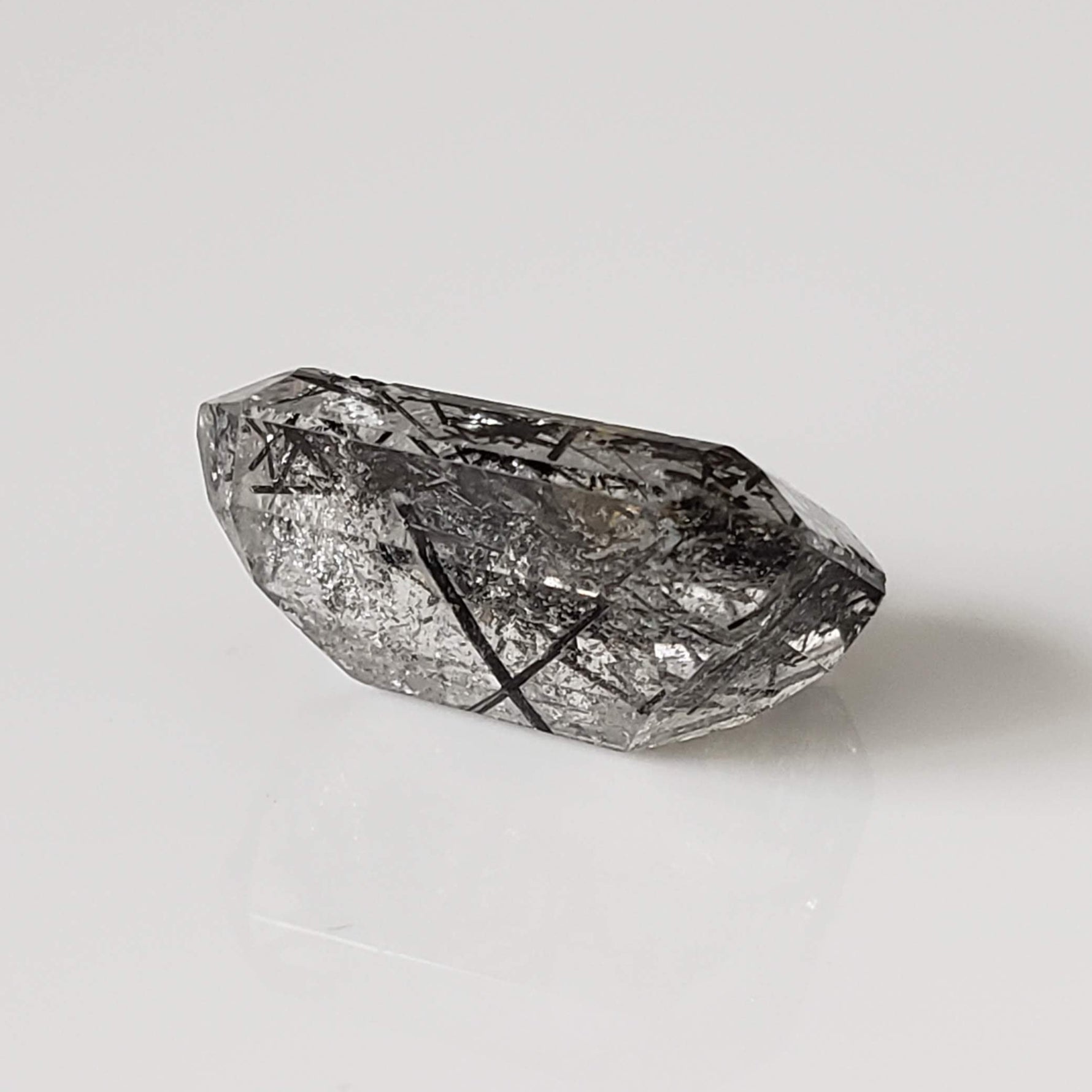  Tourmalinated Quartz | Octagon Cut | 17x13mm 13.3ct | Brazil 4