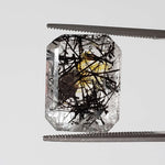  Tourmalinated Quartz | Octagon Cut | 17x13mm 13.3ct | Brazil 