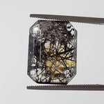  Tourmalinated Quartz | Octagon Cut | 17x13mm 13.3ct | Brazil 1