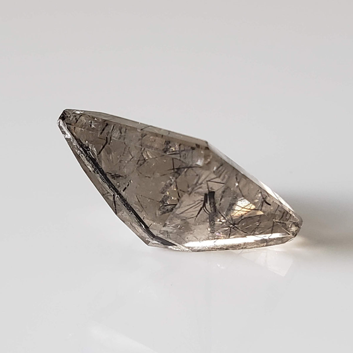  Tourmalinated Quartz | Square Cut | 17mm 19.7ct | Brazil 2