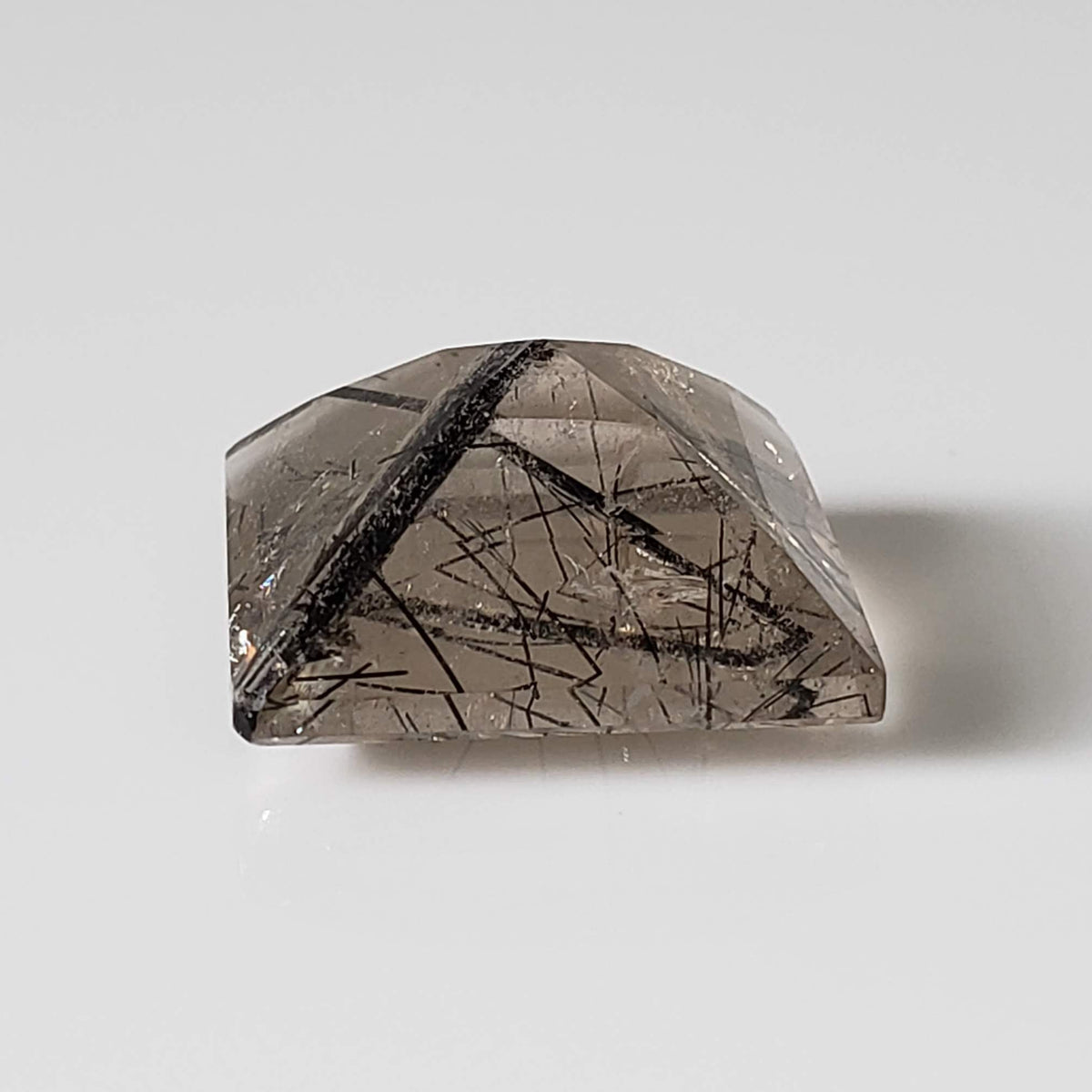  Tourmalinated Quartz | Square Cut | 17mm 19.7ct | Brazil 5