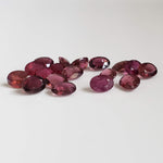  Tourmaline | 18 Piece Lot | Oval Cut | Purple Pink | 7x5mm 15.2tcw 1