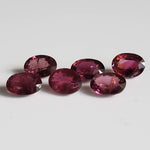  Tourmaline | 18 Piece Lot | Oval Cut | Purple Pink | 7x5mm 15.2tcw 4