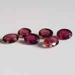  Tourmaline | 18 Piece Lot | Oval Cut | Purple Pink | 7x5mm 15.2tcw 5
