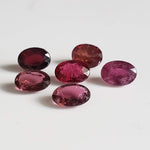  Tourmaline | 18 Piece Lot | Oval Cut | Purple Pink | 7x5mm 15.2tcw 3