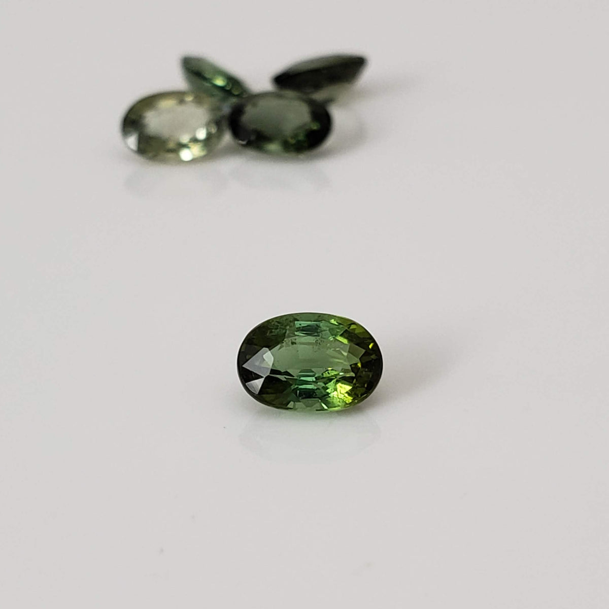  Tourmaline | 5 Piece Gemstone Lot | Oval Cut | Green | 2.38tcw 2